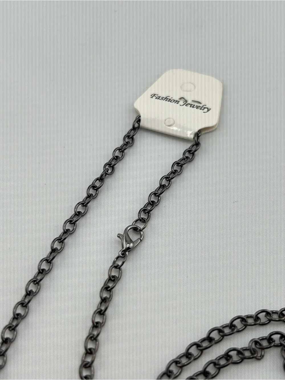 🎁wolf head Fashion Jewelry Dark Gunmetal Chain Necklace